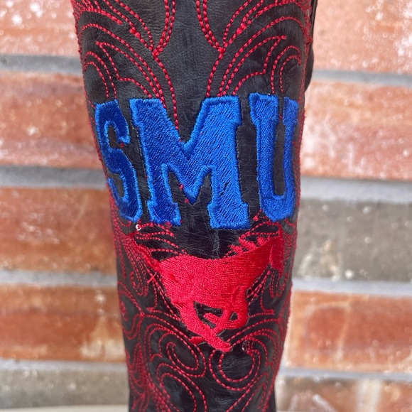 SMU Mustangs Gameday Cowboy Boots - Picture 3 of 7
